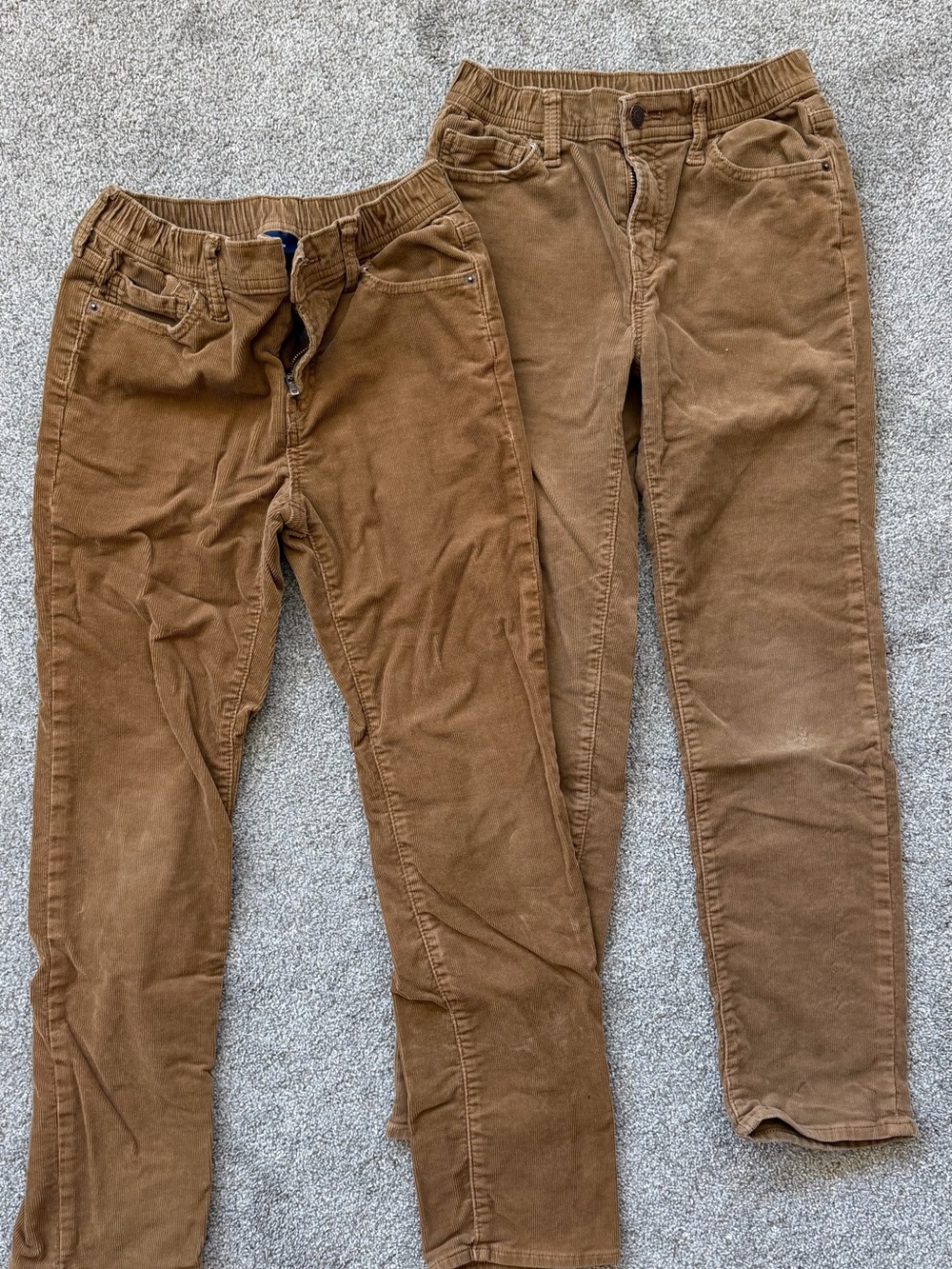 GAP Kids (Set of 2) Brown Corduroy Original Straight Pants 12
